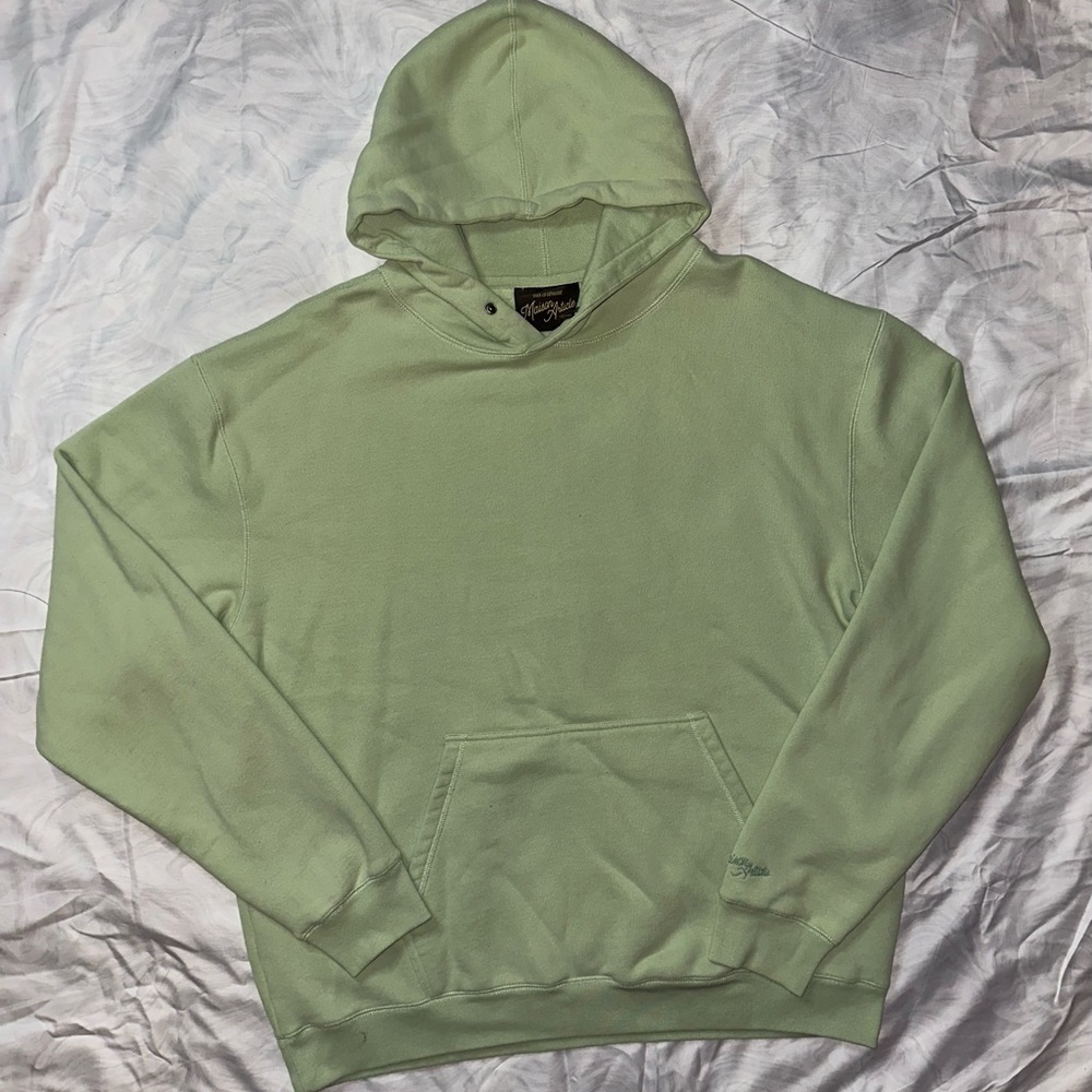 Stylish Mint Green Hoodie for Men